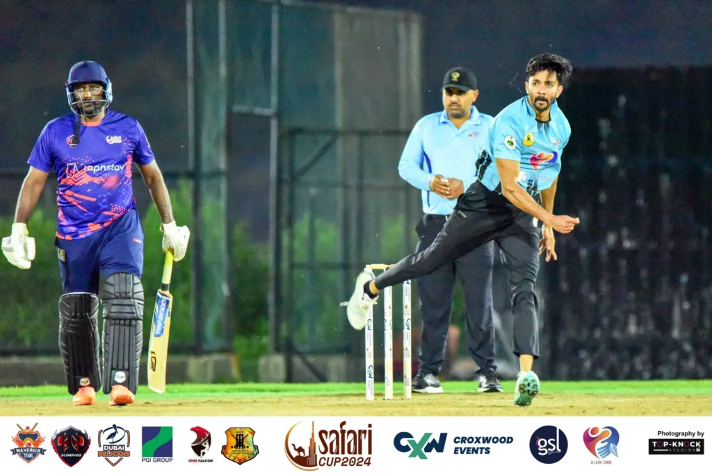 Safari T20 Cup Dubai 2024 : United Kent T20 Clinches Victory Over Scorpios in Croxwood Safari T20 Cup